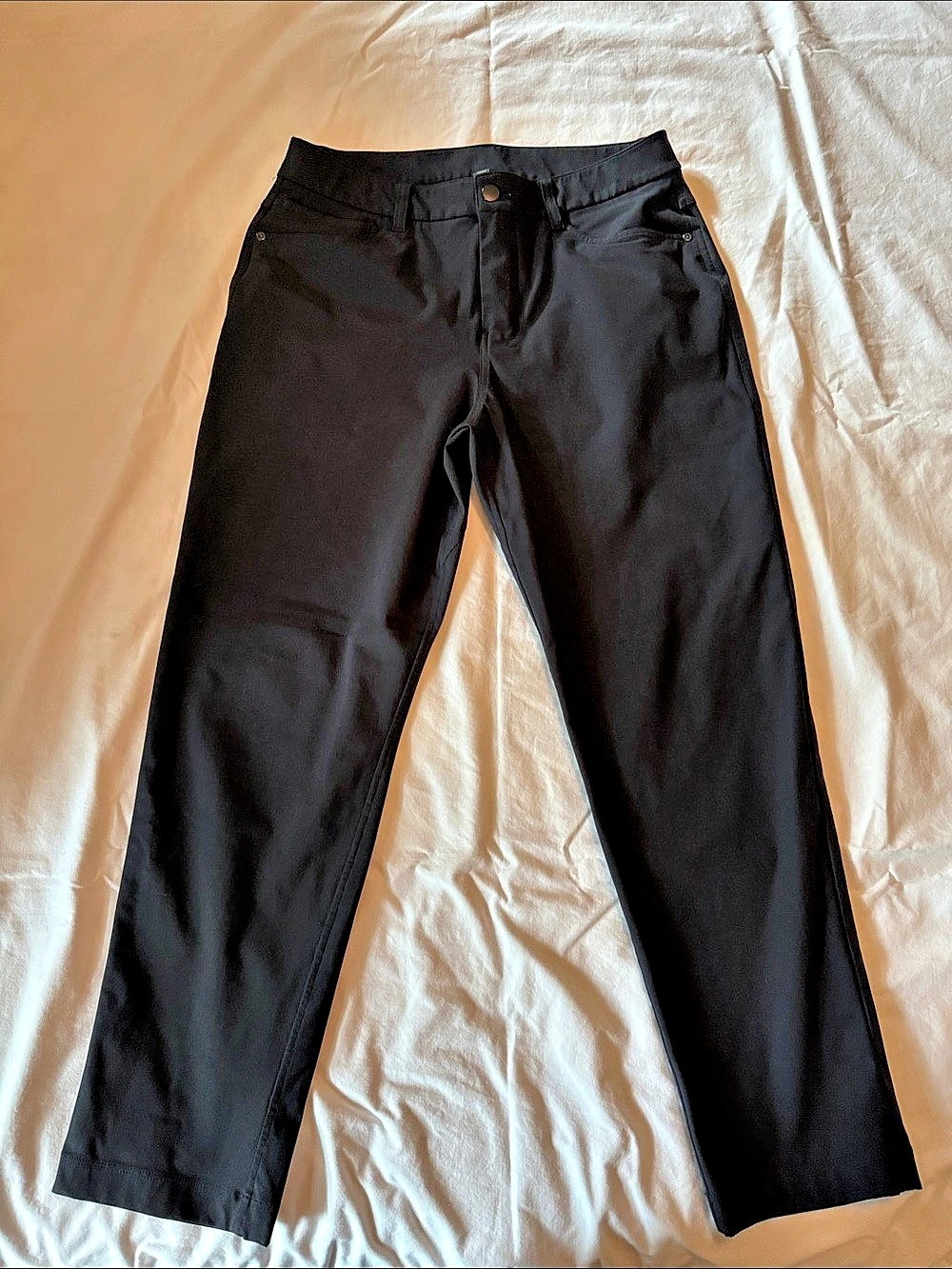 Lululemon ABC Warpstreme 5 Pocket Pants in Black Waist 30 Like New